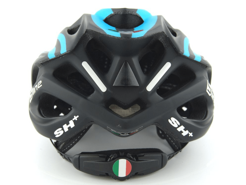 SH+ SHABLI S-line 55/60 S/L Bukósisak, matt fekete/kék