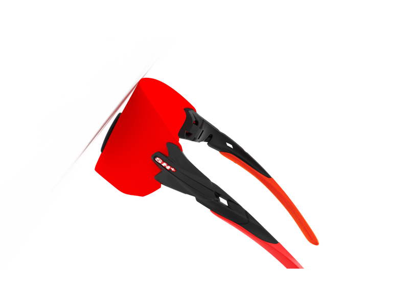 SH+ RG 5300 Sportszemüveg, matt grafit/Revo Laser Red