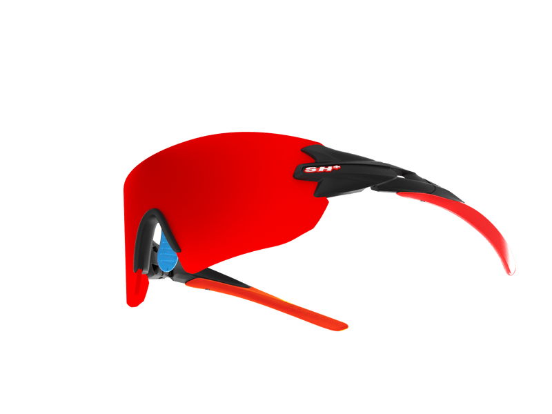 SH+ RG 5300 Sportszemüveg, matt grafit/Revo Laser Red