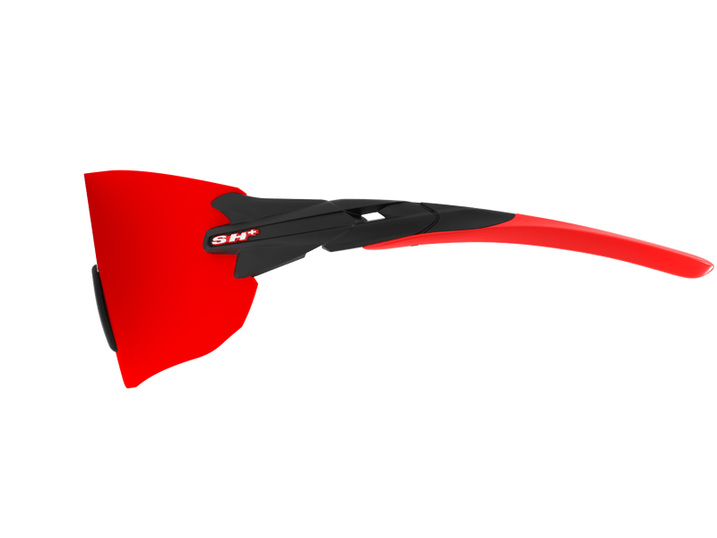 SH+ RG 5300 Sportszemüveg, matt grafit/Revo Laser Red