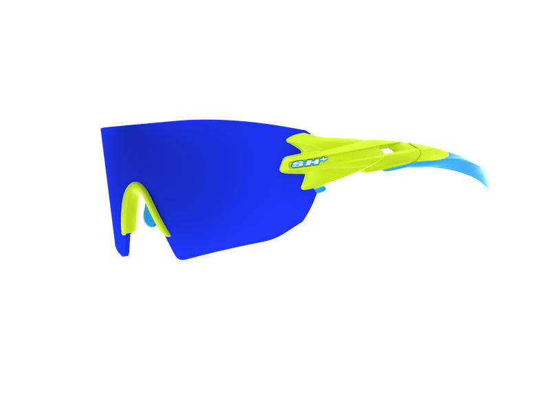 SH+ RG 5300 Sportszemüveg, fényes neon/Revo Laser blue