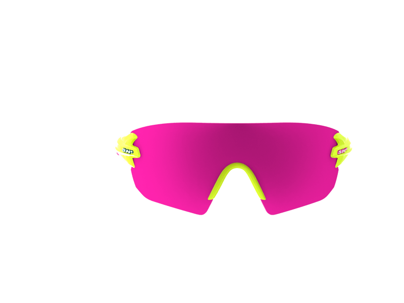 SH+ RG 5300 Sportszemüveg, fényes neon/Revo Laser Purple