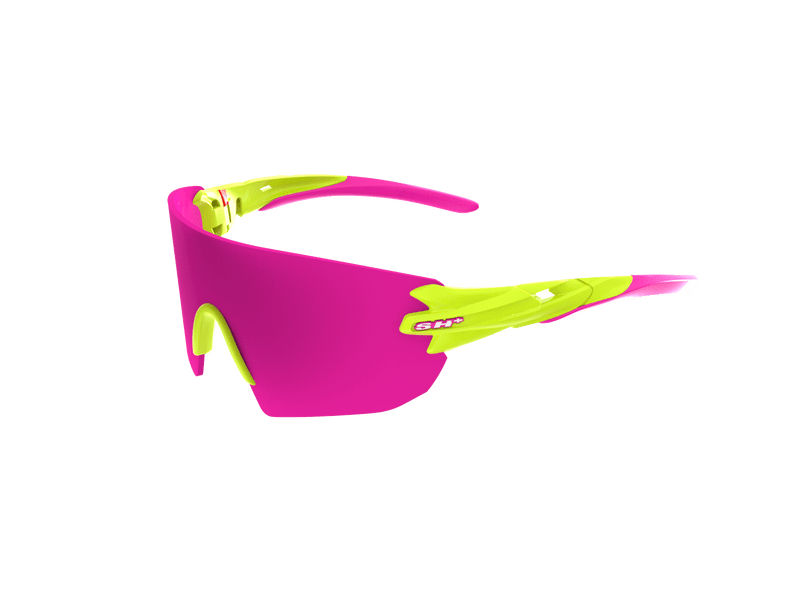 SH+ RG 5300 Sportszemüveg, fényes neon/Revo Laser Purple