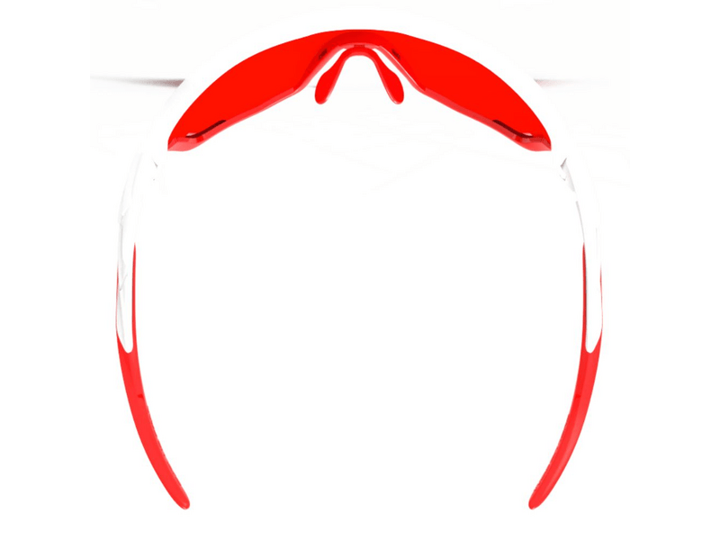 SH+ RG 5400 Sportszemüveg, fényes fehér/Revo Laser Red