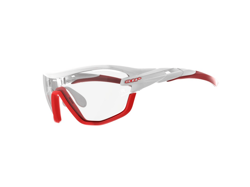 SH+ RG 5400 Reactive Fotokromatikus Sportszemüveg, fehér-piros/Flash Red