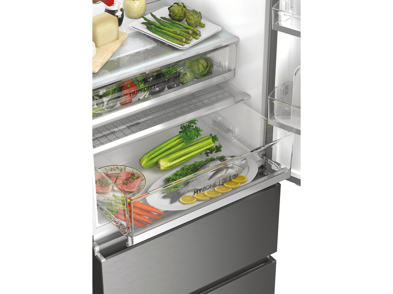 Haier HTW7720ENMP Háromajtós hűtőszekrény