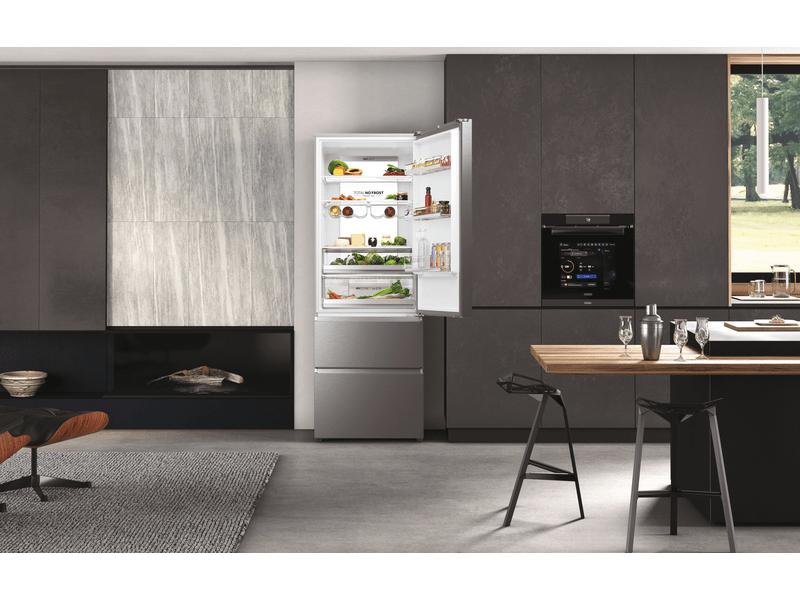 Haier HTW7720ENMP Háromajtós hűtőszekrény