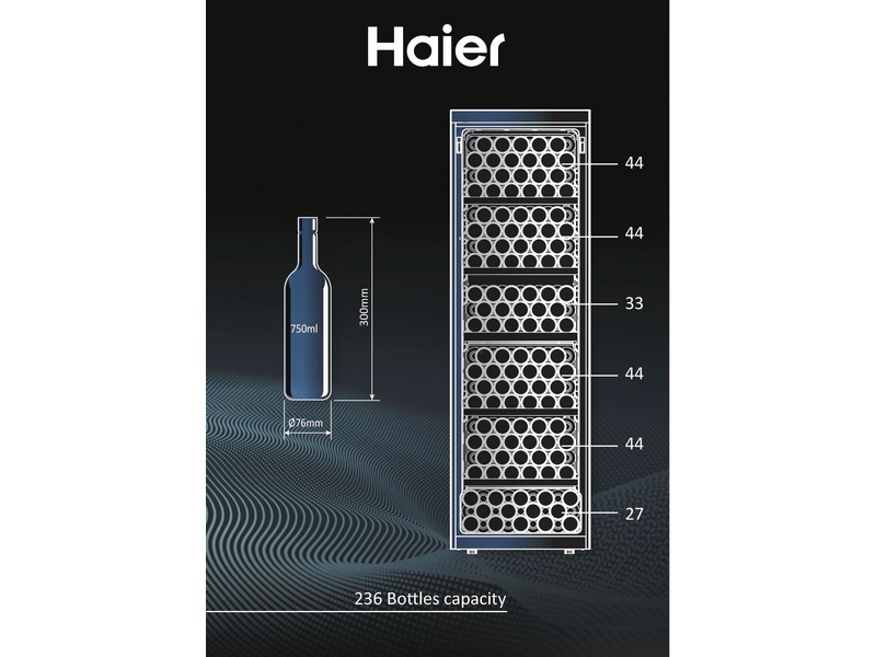 Haier HWS236GDGU1 Bortemperáló