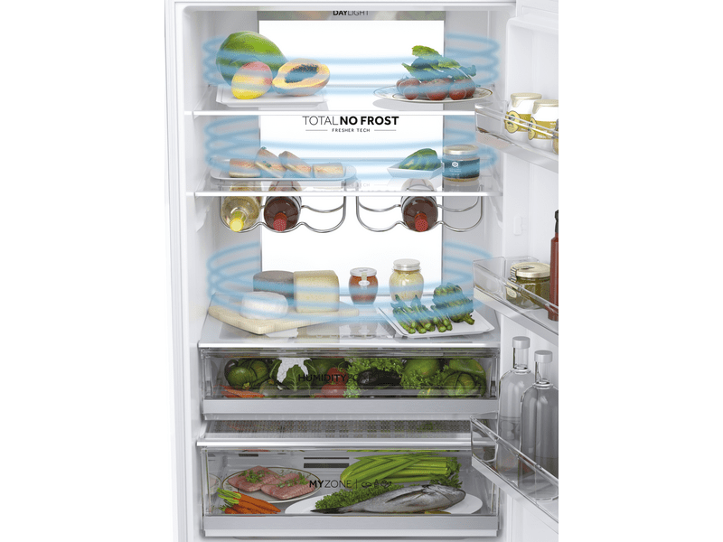 Haier HTW7720DNGW Háromajtós hűtőszekrény