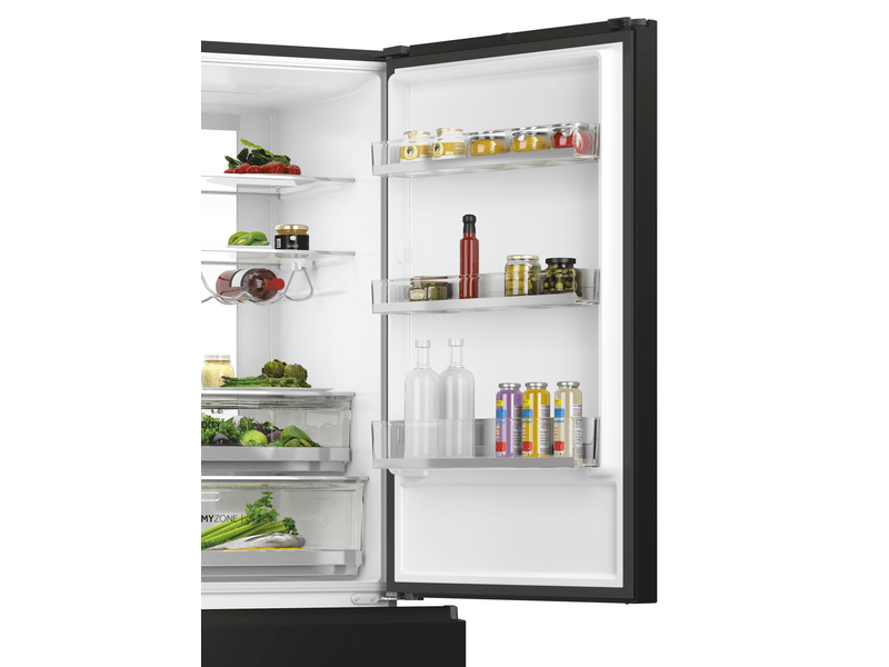 Haier HTW7720DNGB Háromajtós hűtőszekrény