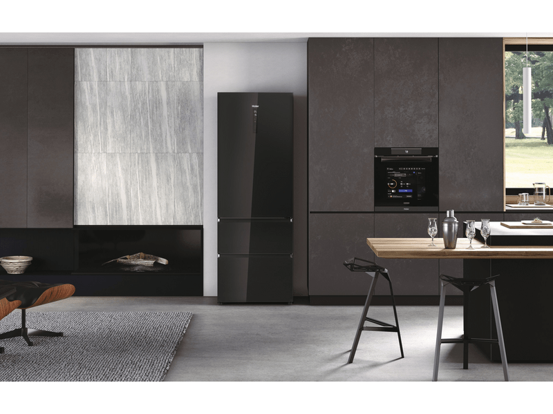 Haier HTW7720DNGB Háromajtós hűtőszekrény