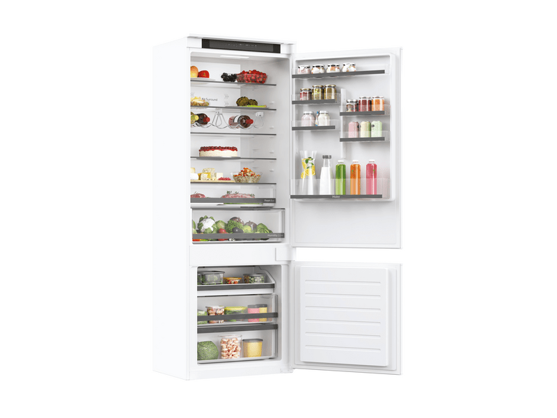 Haier HBW5719E Beépíthető kombinált hűtőszekrény