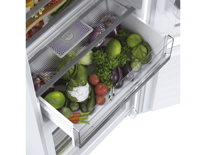 Haier HBW5719E Beépíthető kombinált hűtőszekrény