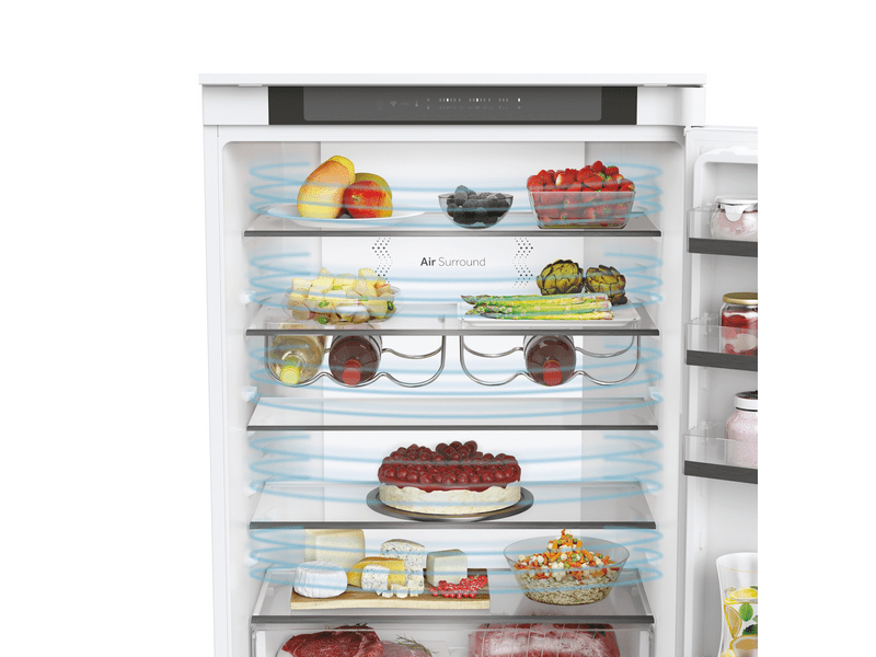 Haier HBW5719E Beépíthető kombinált hűtőszekrény