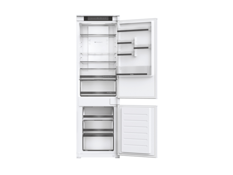Haier HBW5518E Beépíthető kombinált hűtőszekrény