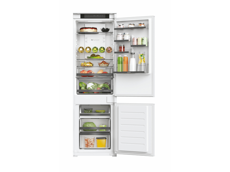 Beépíthető hűtő, E, 364 (281+83) liter