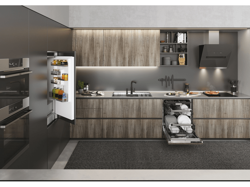 Haier HBW5518E Beépíthető kombinált hűtőszekrény