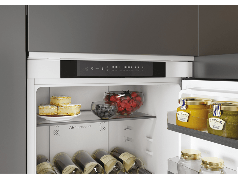 Haier HBW5518E Beépíthető kombinált hűtőszekrény