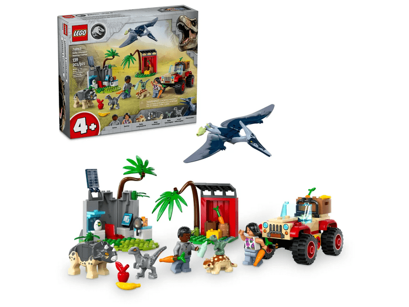 LEGO® Jurassic World™ Centar za spašavanje malih dinosaura (76963)