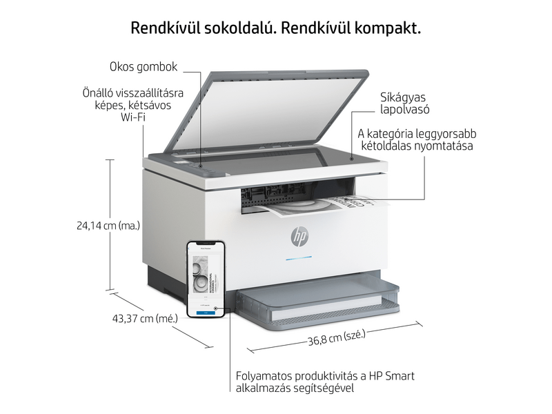 HP LaserJet M234dw Multifunkciós lézernyomtató (6GW99F)