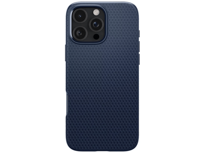 Spigen ACS08118 iPhone 16 Pro Szilikon tok, sötétkék