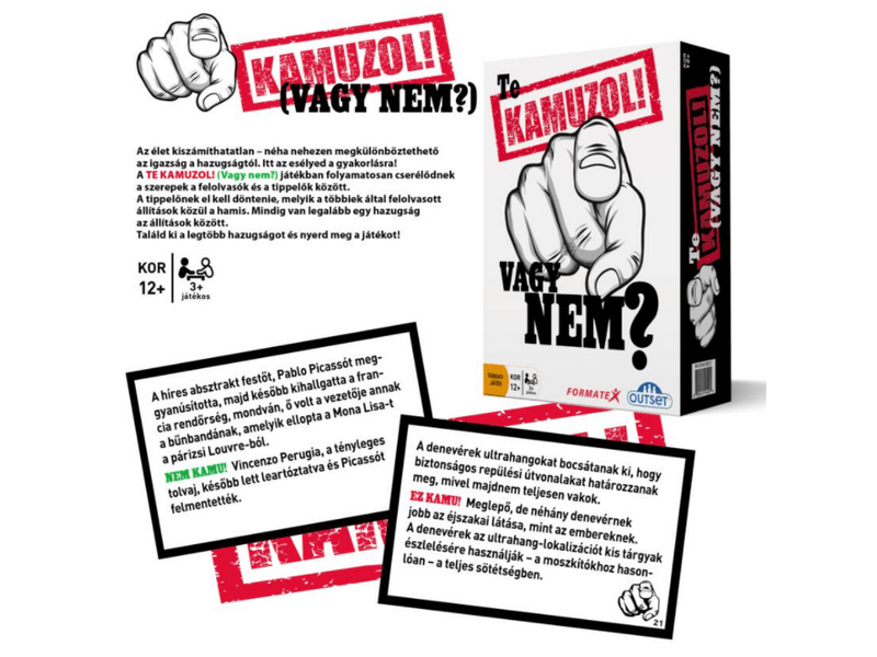 You Are Liar - Te kamuzol! Vagy nem? társasjáték (19425)