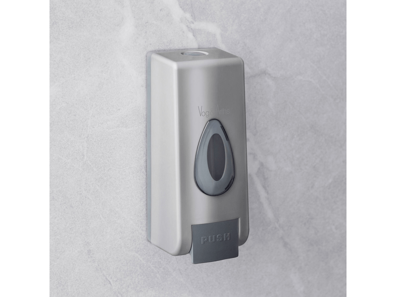 Delight 51119B Dozator sapuna - ručni - 350 ml - zidni - srebrni