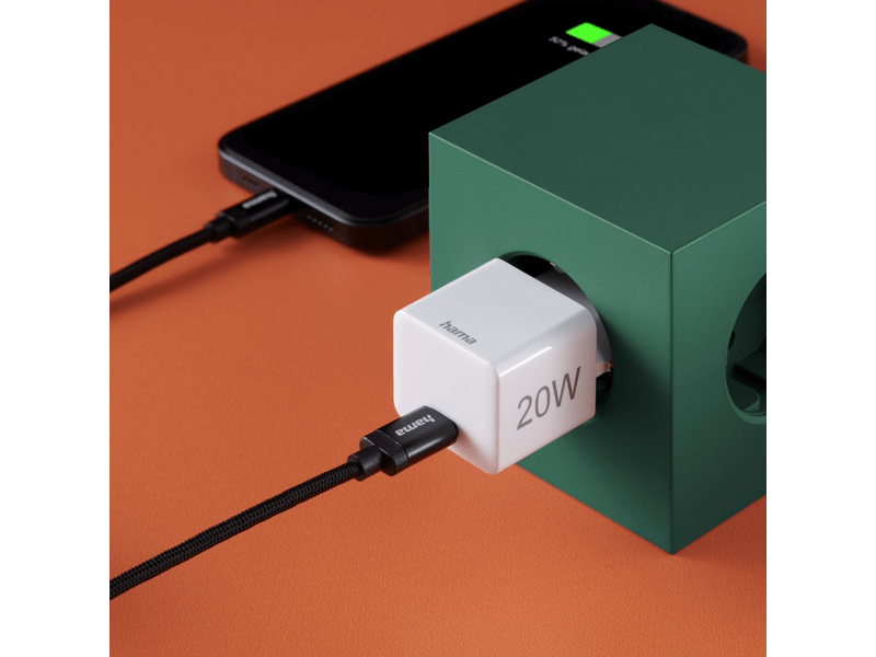 Hama USB-C Töltő 20W Apple, fehér
