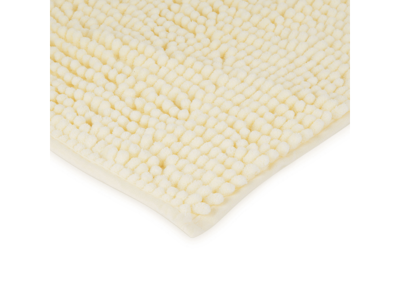 Family 57157B Fürdőszobai kilépőszőnyeg - hosszúszálú - bézs - 60 x 40 cm