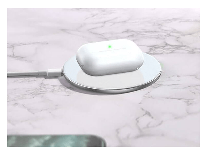 Baseus vezeték nélküli gyors töltő Qi 15W, fehér