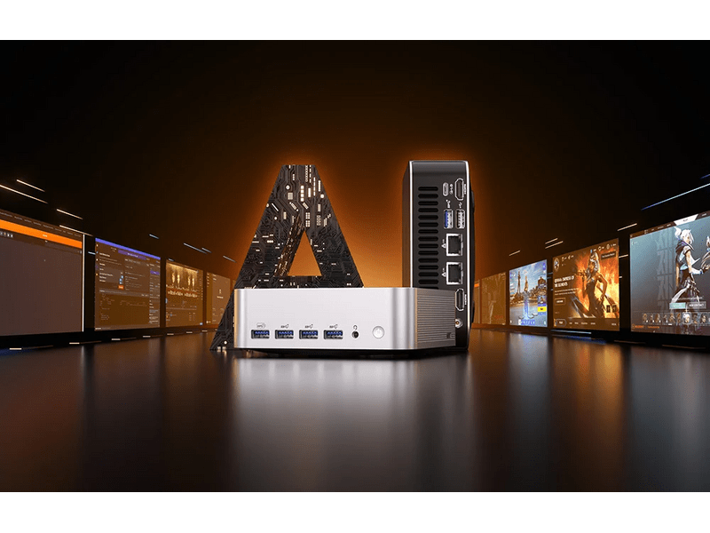 Geekom A9MAX AI 9 32GB/1TB Mini PC (GMA9MAXAI9HX370-321) + Win11 Pro