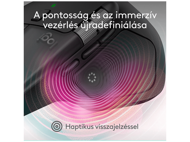 Logitech MX Master 4 Mac Vezeték nélküli egér, fekete