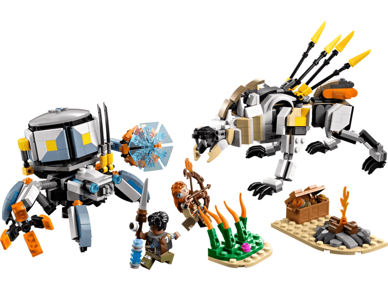 LEGO® Horizon Adventures™ Aloy i Varl protiv oklopnog vozila i Pilastog Zuba (77037)