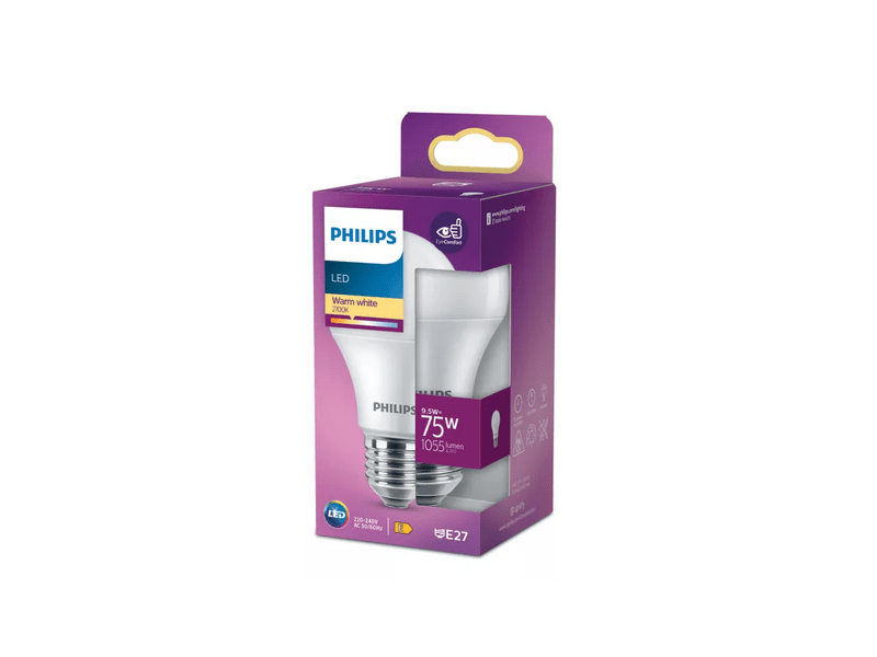Philips 229619 LED izzó, 75 W, A60, E27