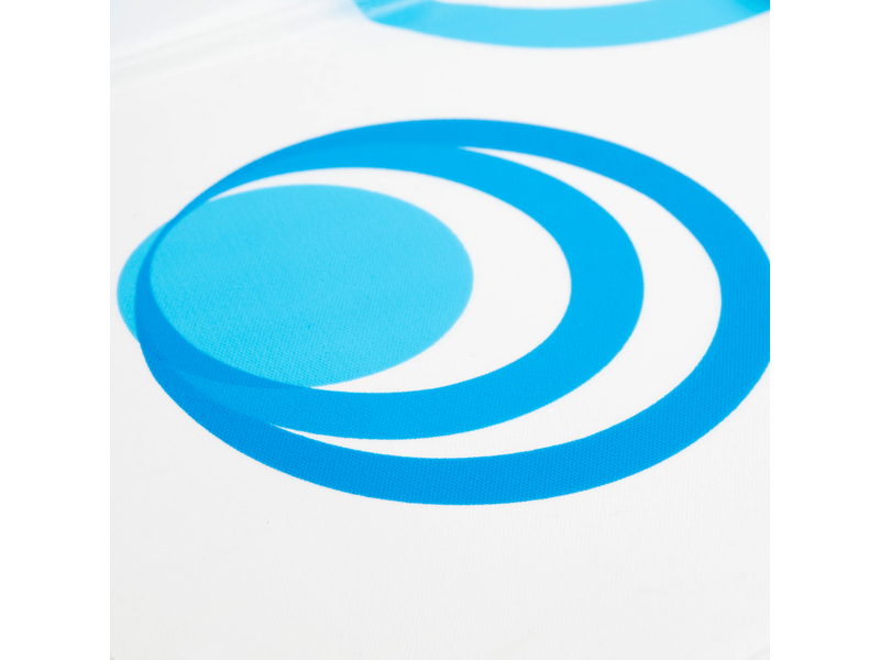 Family 11527C Zuhanyfüggöny - kék-fehér mintás - 183 x 183 cm