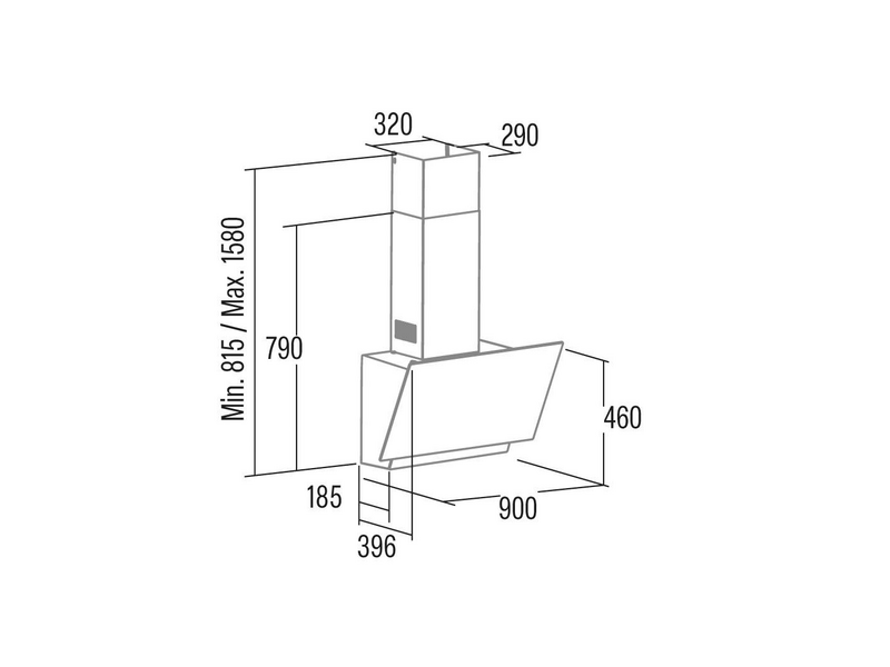 Cata Thalassa 900 GWH Páraelszívó, fehér