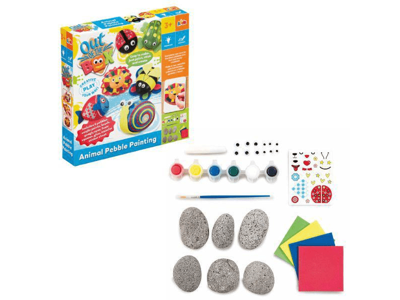 Állatos kavicsfestő készlet (318-18118-B)