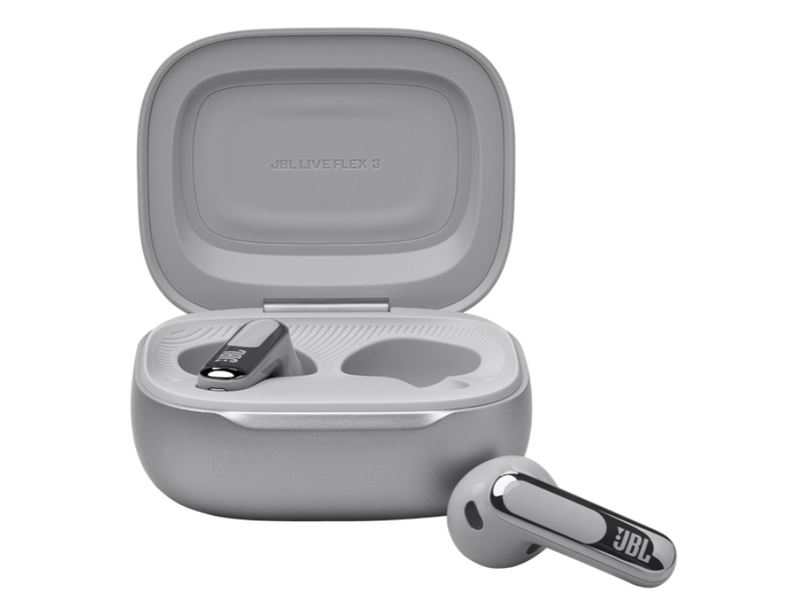 JBL Live Flex 3 TWS slušalice, srebrne