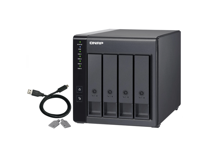 QNAP TR-004 4 fiókos USB 3.2 Gen 1 RAID bővítőegység