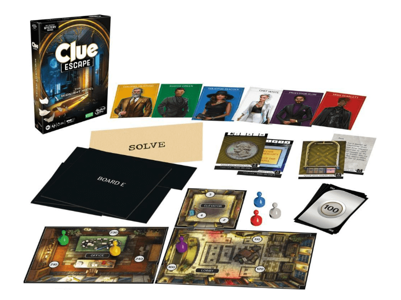Cluedo Escape - The Midnight Hotel társasjáték (F6417)
