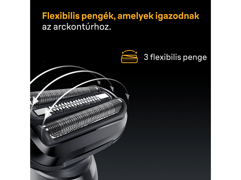 Braun 52-B7000cc Series 5 Elektromos borotva, kék