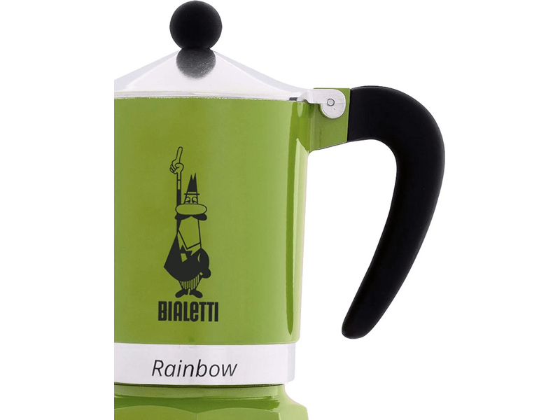 Bialetti Rainbow kotyogós kávéfőző, 1 adag, zöld (4971)