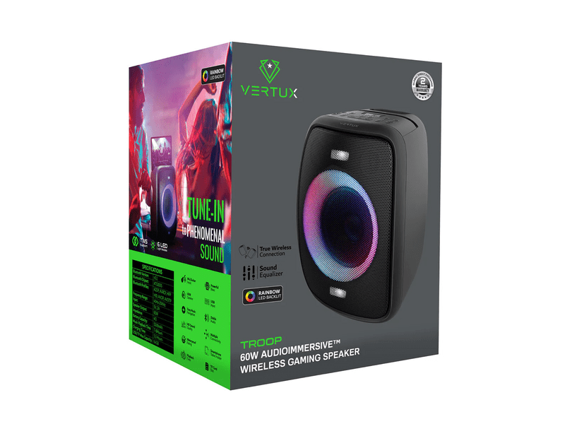 Vertux Troop vezeték nélküli gamer hangfal