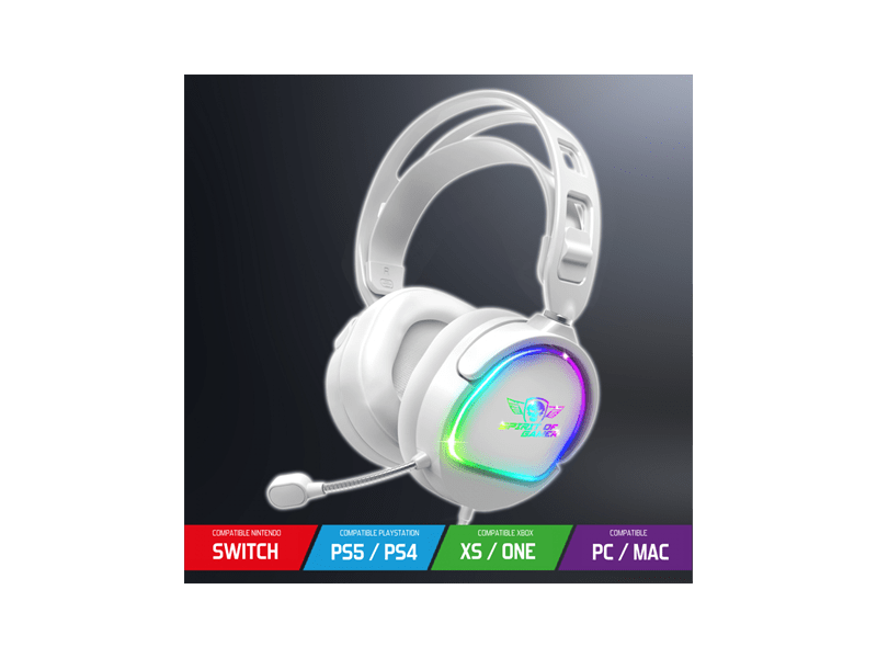 SOG Fejhallgató - PRO-H6 RGB White