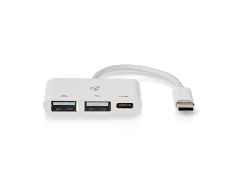 Nedis CCGB64785WT01 3-Port USB-C Hub