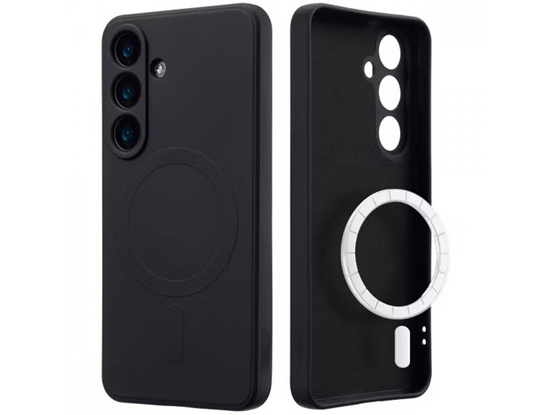 Cellect Samsung Galaxy S26+ TPU+PC mágneses szilikon tok, fekete