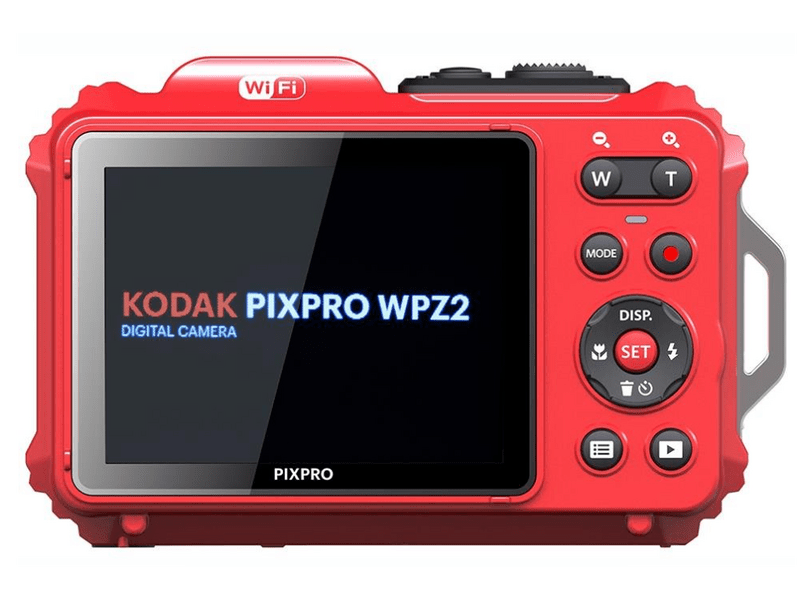Kodak Pixpro WPZ2 vízálló, porálló, ütésálló digitális fényképezőgép, piros (KO-WPZ2-RD)