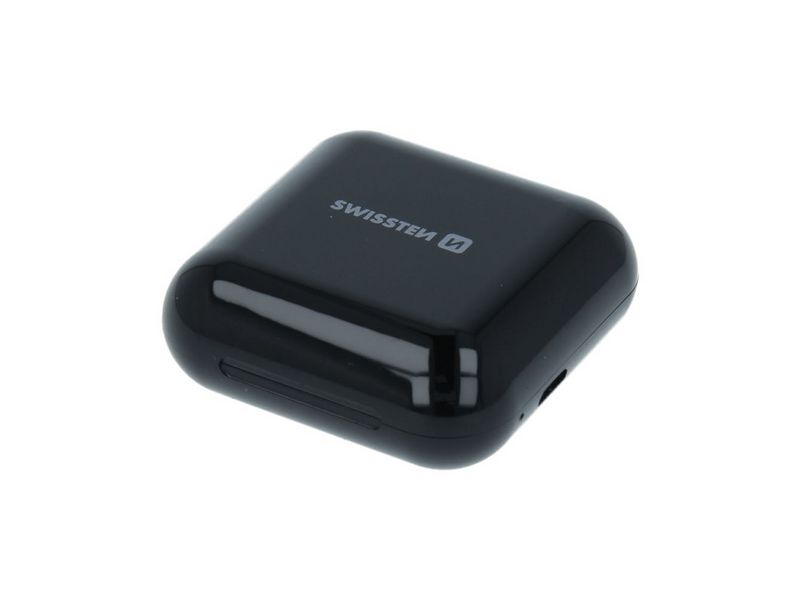 Swissten TWS FlyPods Fülhallgató, fekete (53100200)