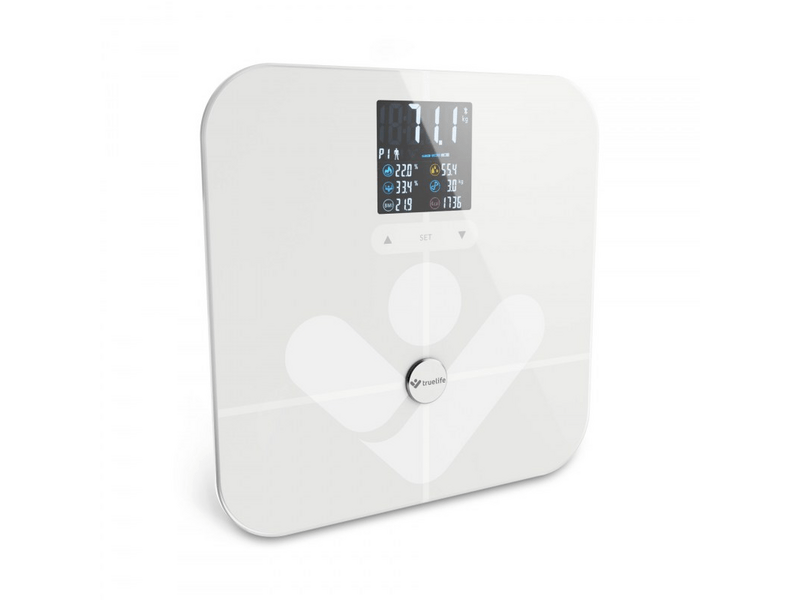 TrueLife FitScale W7 BT intelligens személymérleg, fehér
