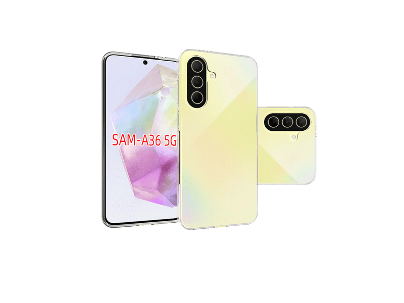 Cellect Samsung A36 szilikon hátlap, átlátszó (TPU-SAM-A36-TP)